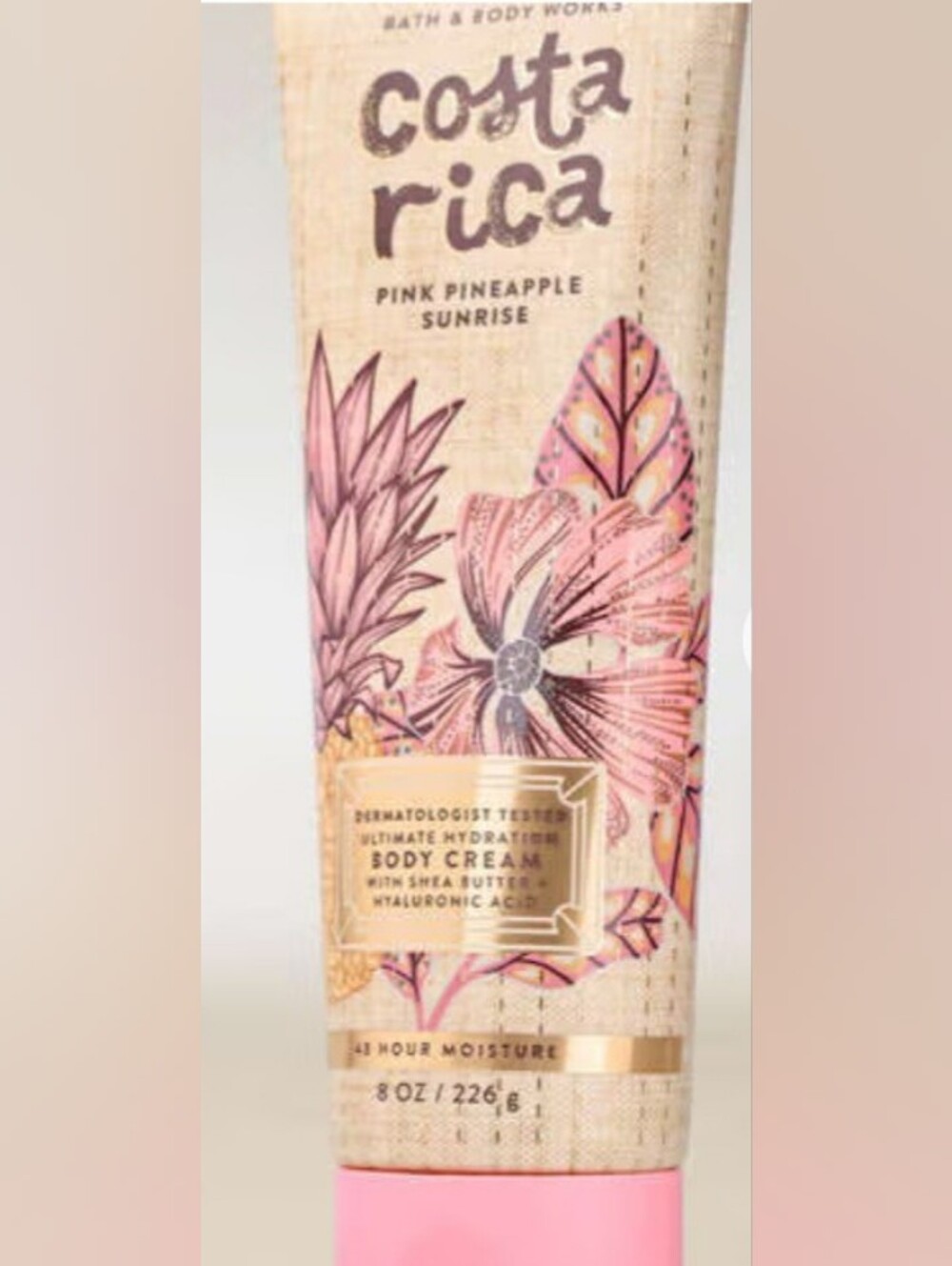 Bath & Body Works Costa Rica Pink Pineapple Sunrise Body Cream New - Picture 3 of 3